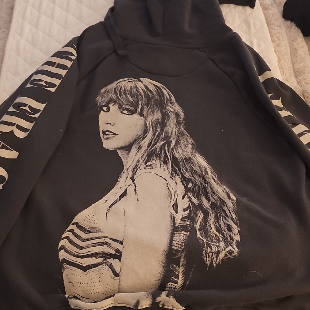 Black Graphic Hoodie